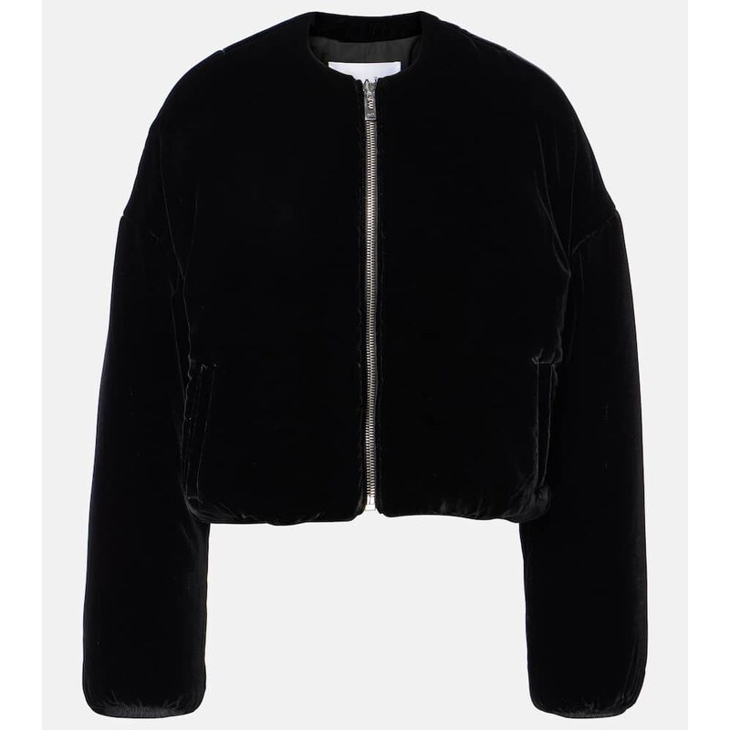 Alaïa Velvet bomber jacket
