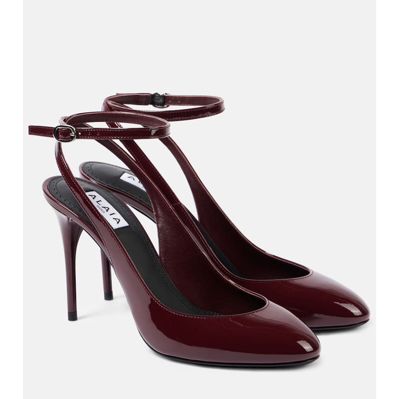 Alaïa Décolleté 90 patent leather pumps