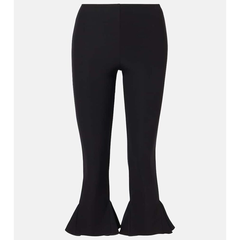 Nensi Dojaka Cropped flared capri pants