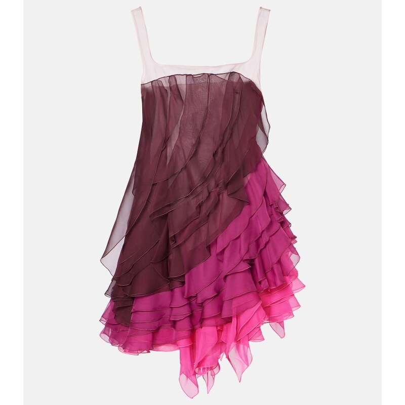 Nensi Dojaka Kiera ruffled tiered minidress