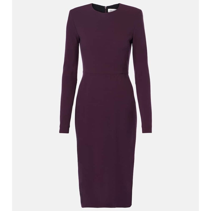 Victoria Beckham Wool-blend midi dress
