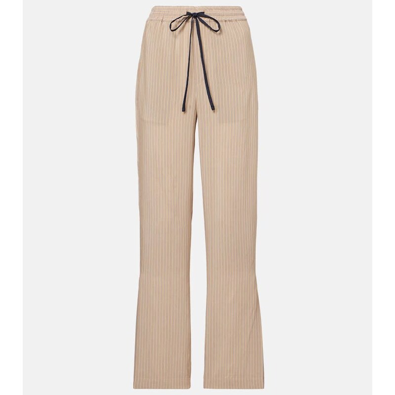 Victoria Beckham Striped pajama pants