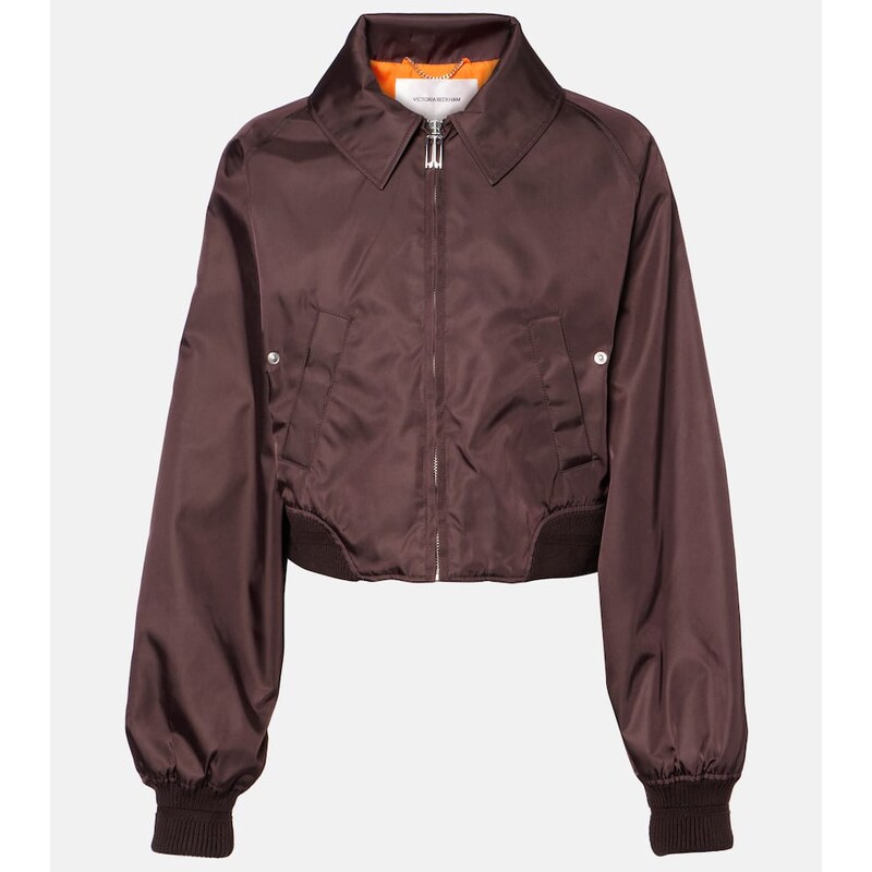 Dámský bomber Victoria Beckham Harrington v barvě černé