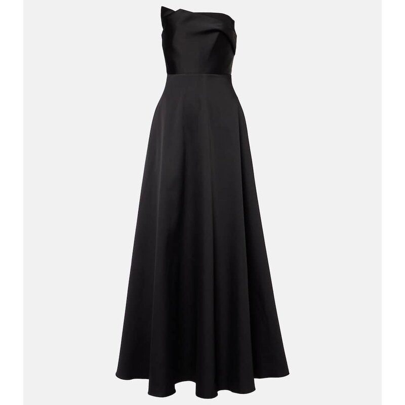Roland Mouret Strapless taffeta gown