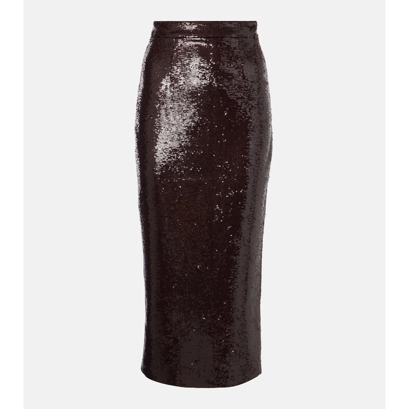 Roland Mouret Sequined midi skirt