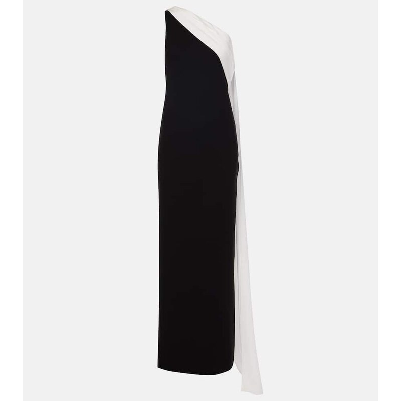 Roland Mouret Scarf-detail one-shoulder gown