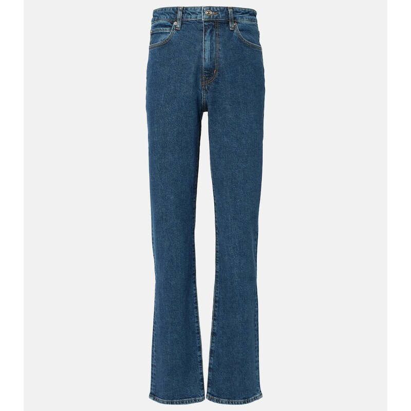 Frame The Ruler high-rise straight jeans