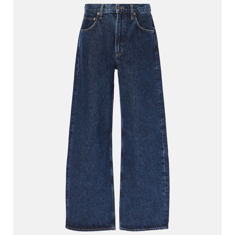 Agolde Low Curve mid-rise barrel-leg jeans