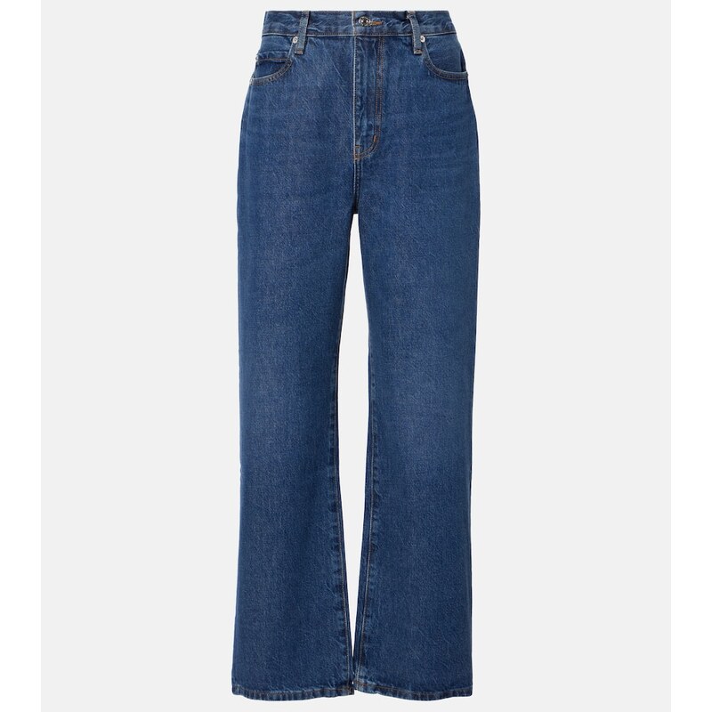 Frame Le Jane Ankle high-rise straight jeans