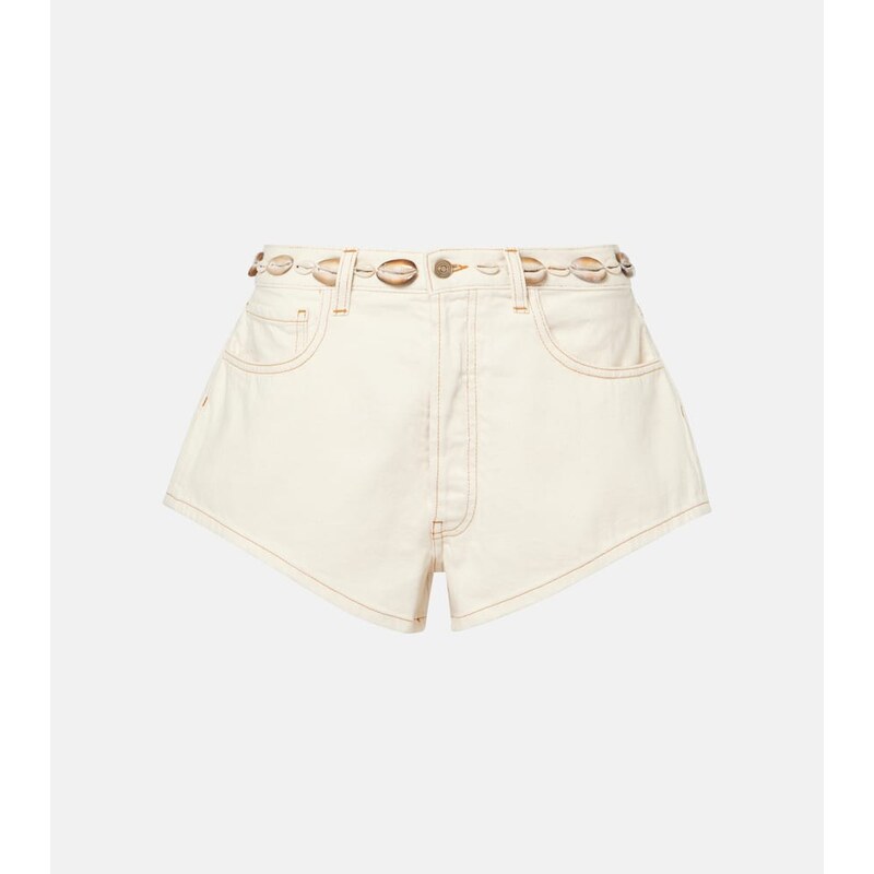 Alanui Ocean Dream denim shorts
