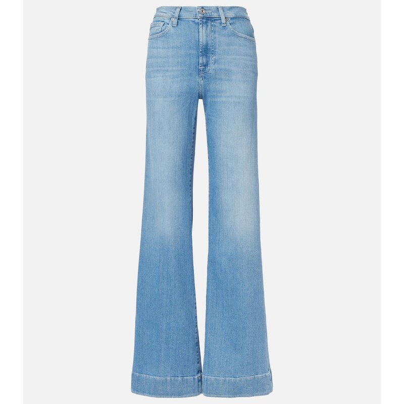 7 For All Mankind High-rise wide-leg jeans