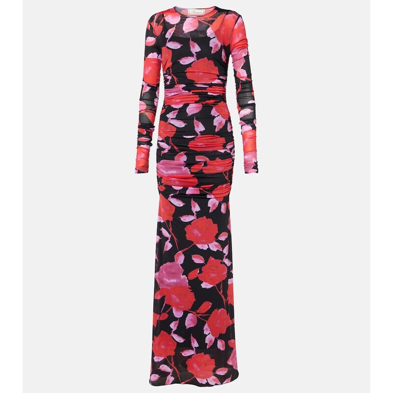 Blumarine Fine Jer printed maxi dress