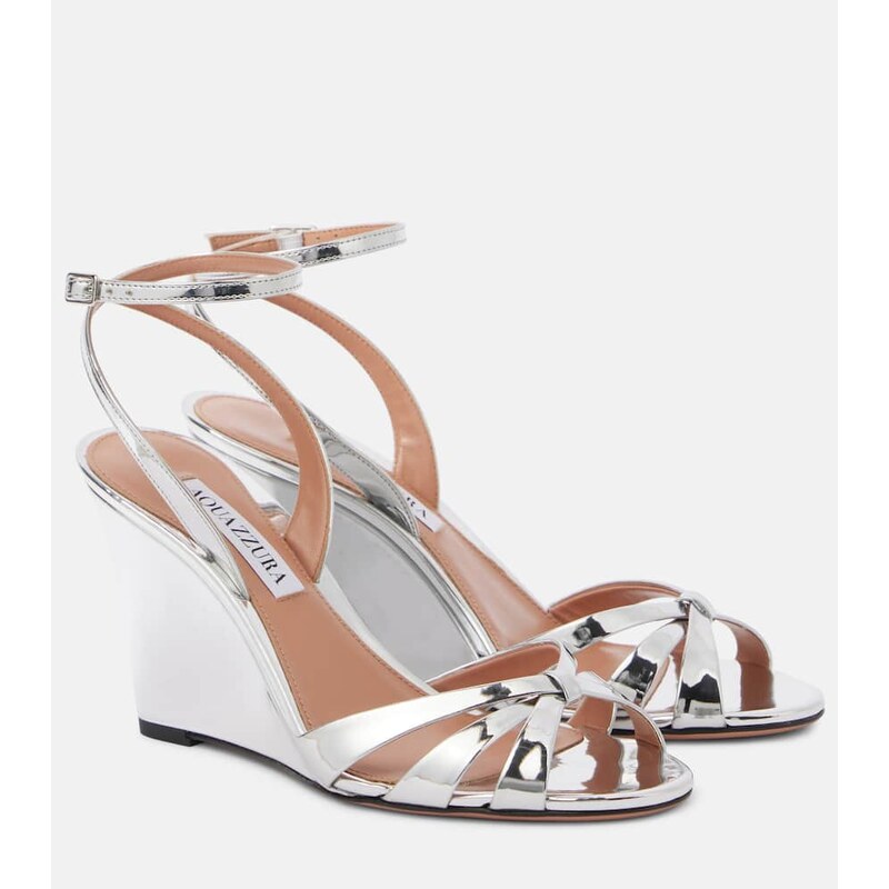Aquazzura Tati 85 wedge sandals