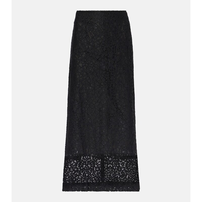 Proenza Schouler Jasmine floral lace maxi skirt
