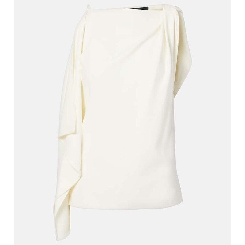 Proenza Schouler Alyssa draped crÃªpe top