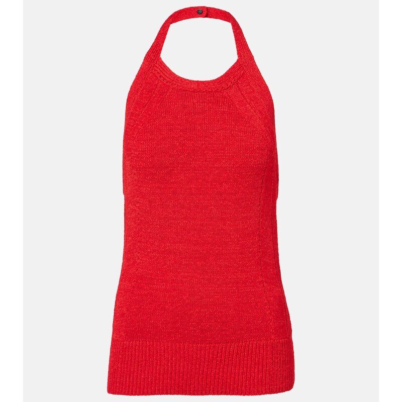 Proenza Schouler Leona knitted halterneck top