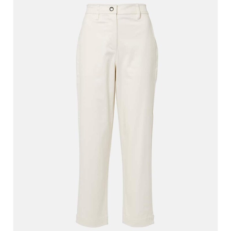 Proenza Schouler White Label Cait cotton-blend tapered pants