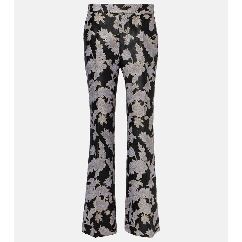 La DoubleJ Saturday Night jacquard bootcut pants