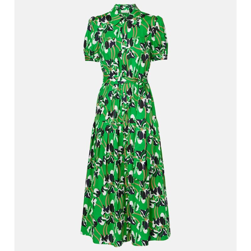 Diane von Furstenberg Jonah printed cotton maxi dress