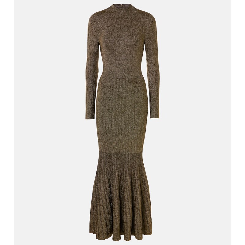 Staud Raquel lamÃ maxi dress