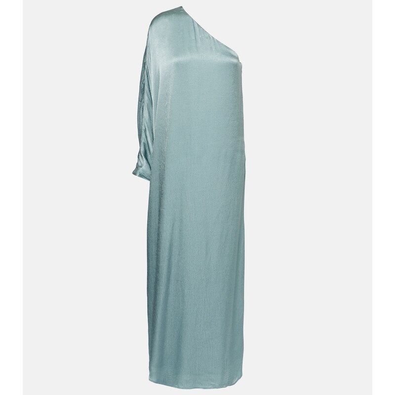 Staud Sonia one-shoulder satin maxi dress