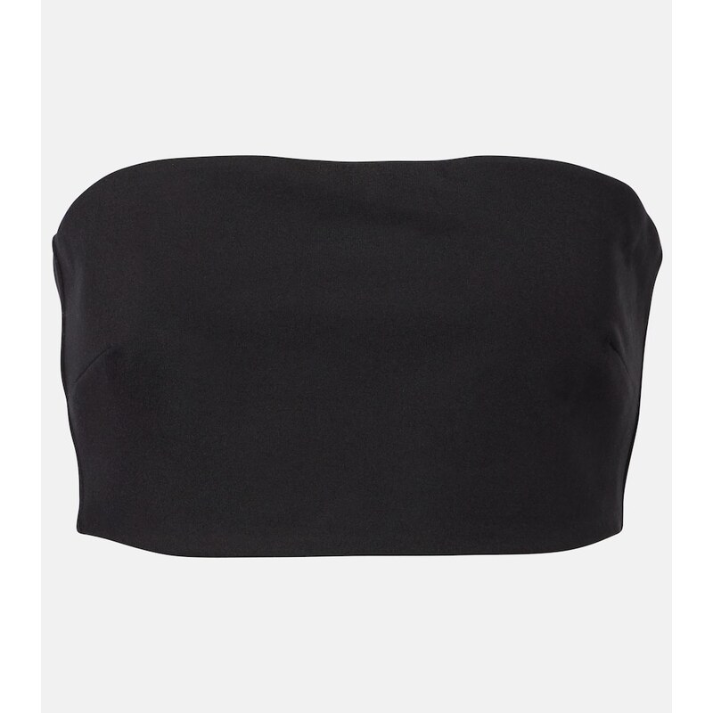 Staud Palladium strapless crop top