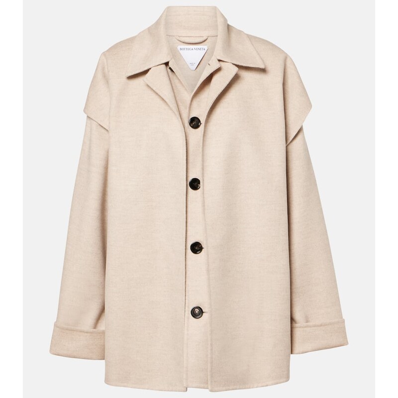 Bottega Veneta Wool and cashmere car coat