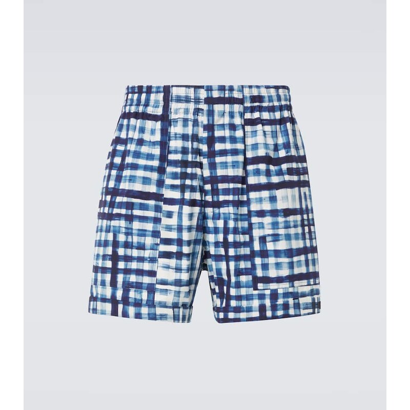 Bottega Veneta Gingham cotton Bermuda shorts