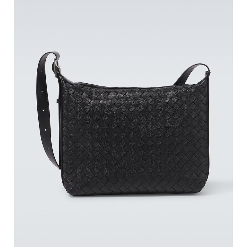 Bottega Veneta Traveler Small Intreccio leather shoulder bag