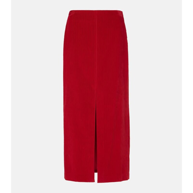 Brunello Cucinelli Cotton midi skirt