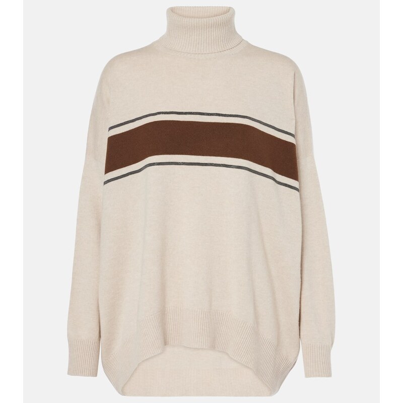 Brunello Cucinelli Wool, cashmere, and silk sweater