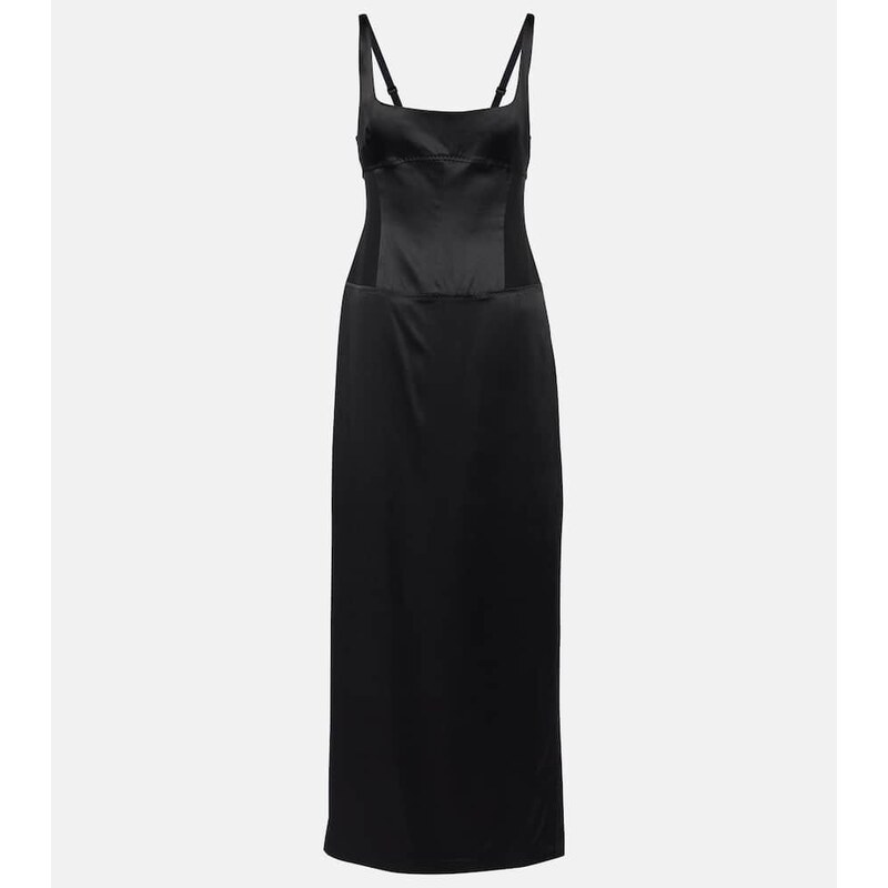 SIR Sonora Evening silk-blend satin midi dress