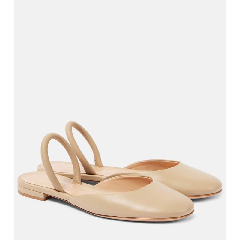 Gianvito Rossi Leather ballet flats