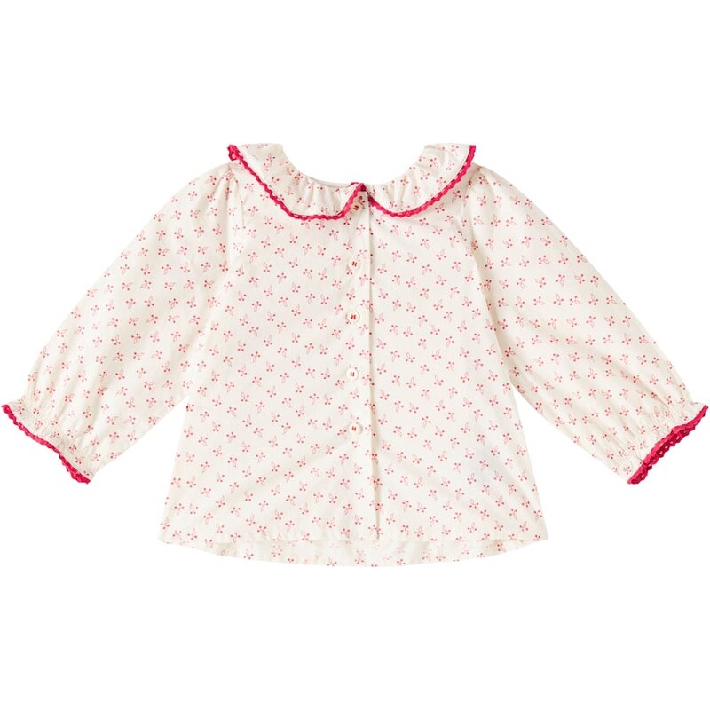 Bonpoint Baby Jojoba printed cotton poplin blouse