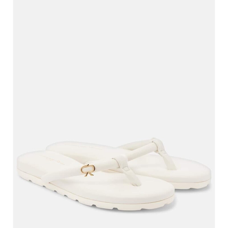 Gianvito Rossi Juno leather thong sandals