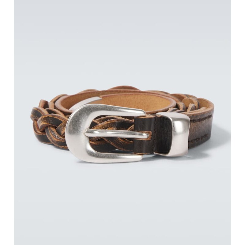 Our Legacy 20mm braided leather belt