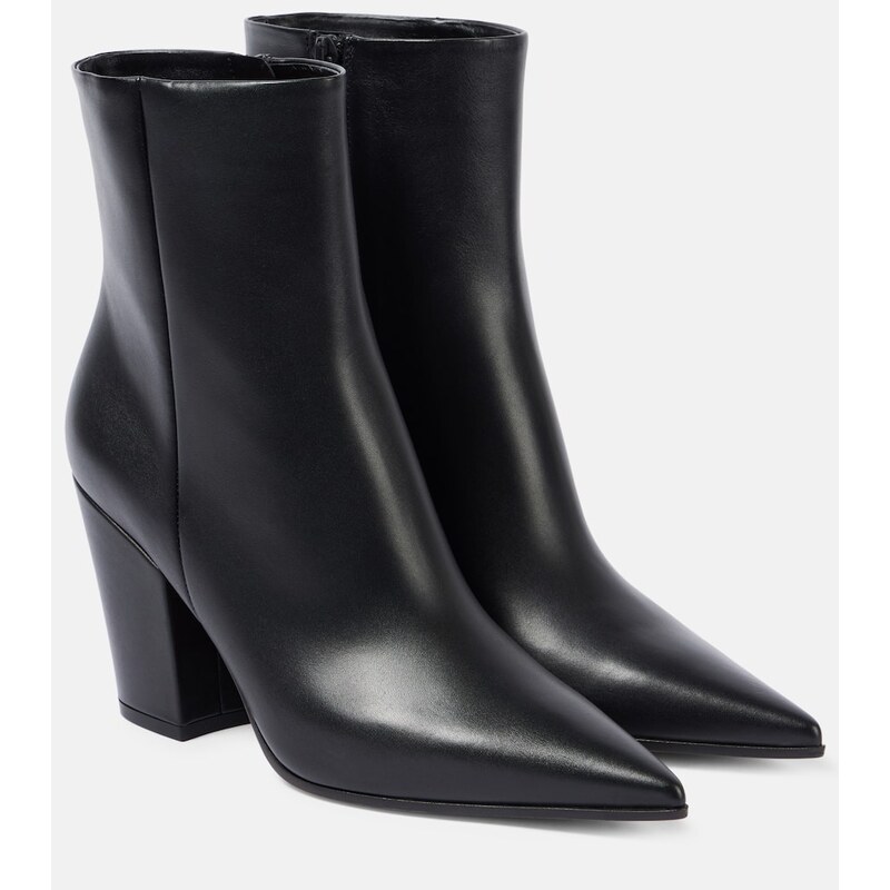 Gianvito Rossi Keinna 85 leather ankle boots