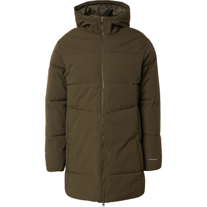 JACK & JONES Zimní bunda JWHBRADY tmavě zelená