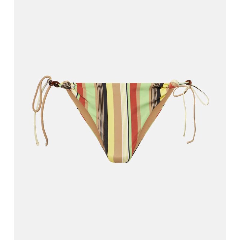 SIR Poolside striped bikini bottoms