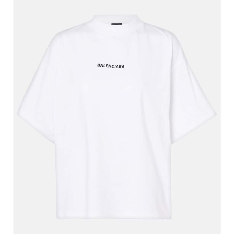 Balenciaga Printed cotton jersey T-shirt