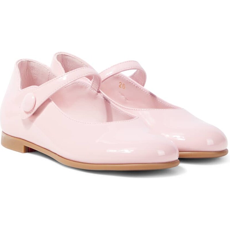 Christian Louboutin Kids Melodie Chick leather Mary Jane flats