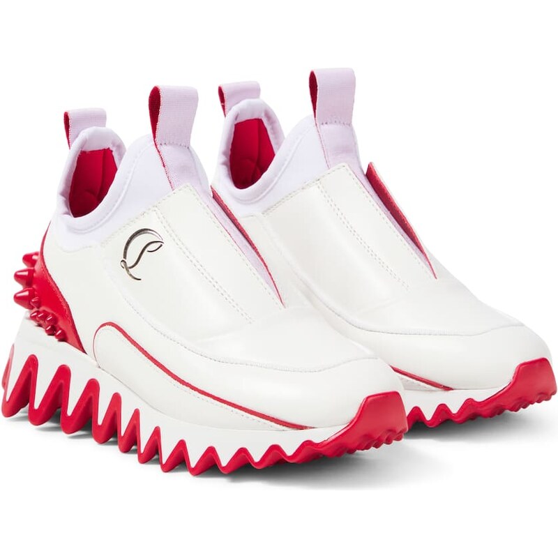 Christian Louboutin Kids Mini Sharkyloub slip-on sneakers