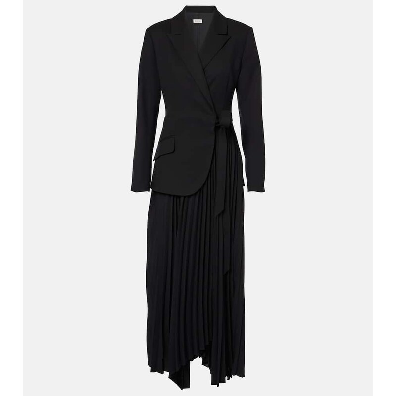 Simkhai Ambretta plissÃ maxi dress