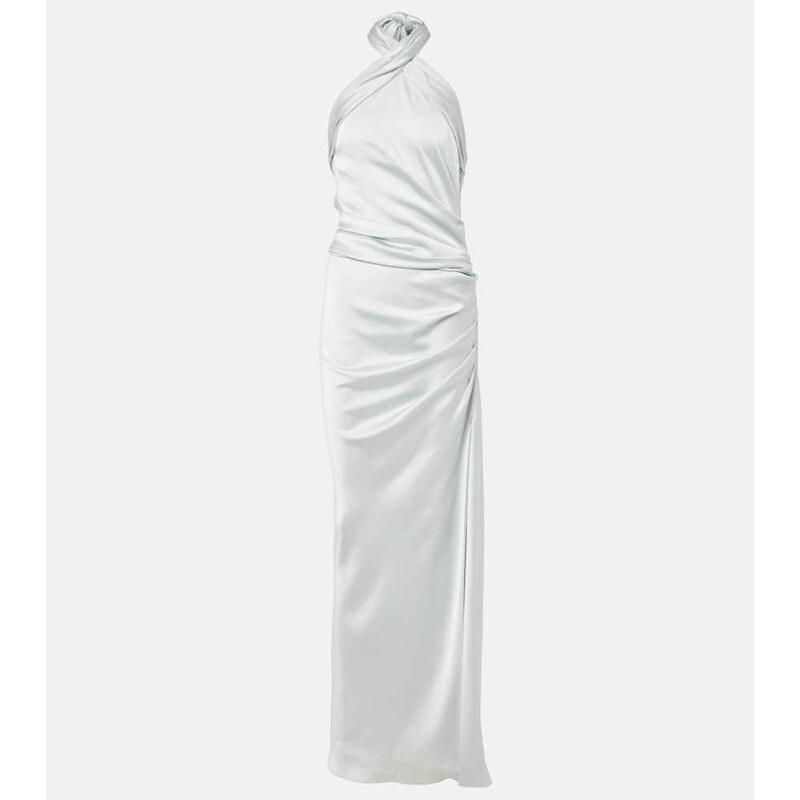 Simkhai Draped satin maxi dress
