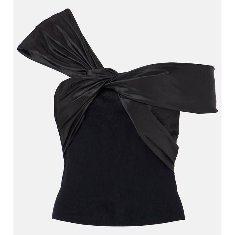 Simkhai Celiana taffeta top