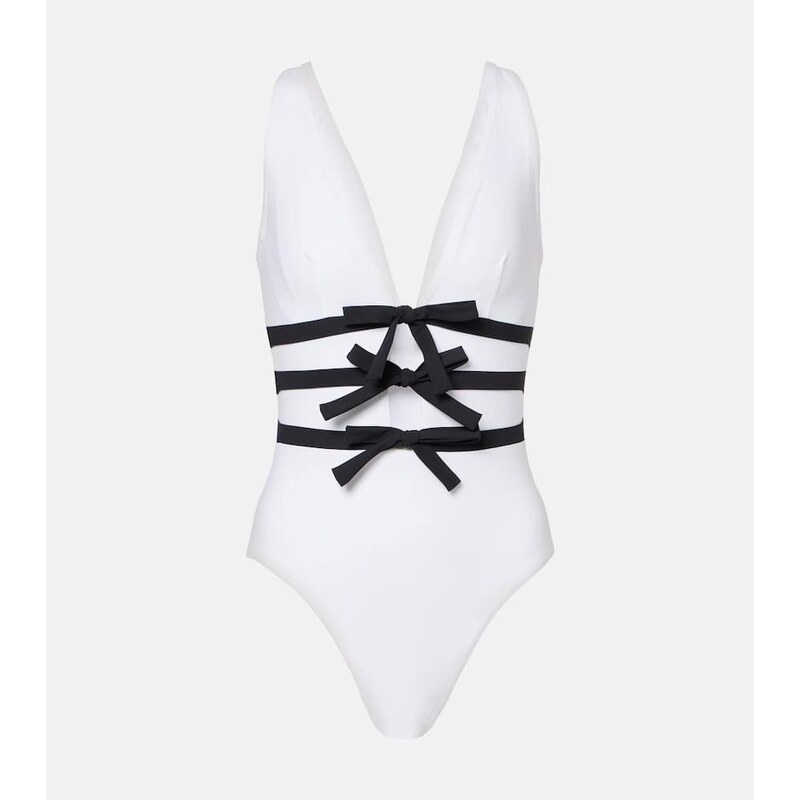 Karla Colletto Lenora ribbon swimsuit