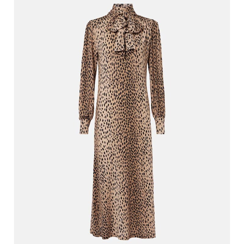 Rixo Avalon polka-dot maxi dress