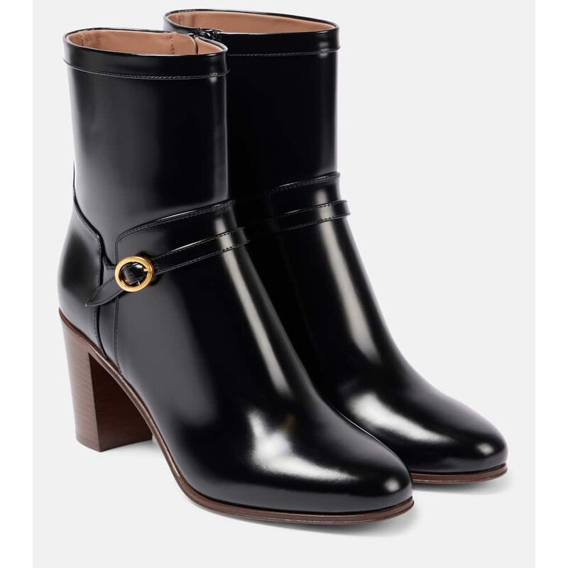 Valentino Garavani Pattie 75 leather ankle boots
