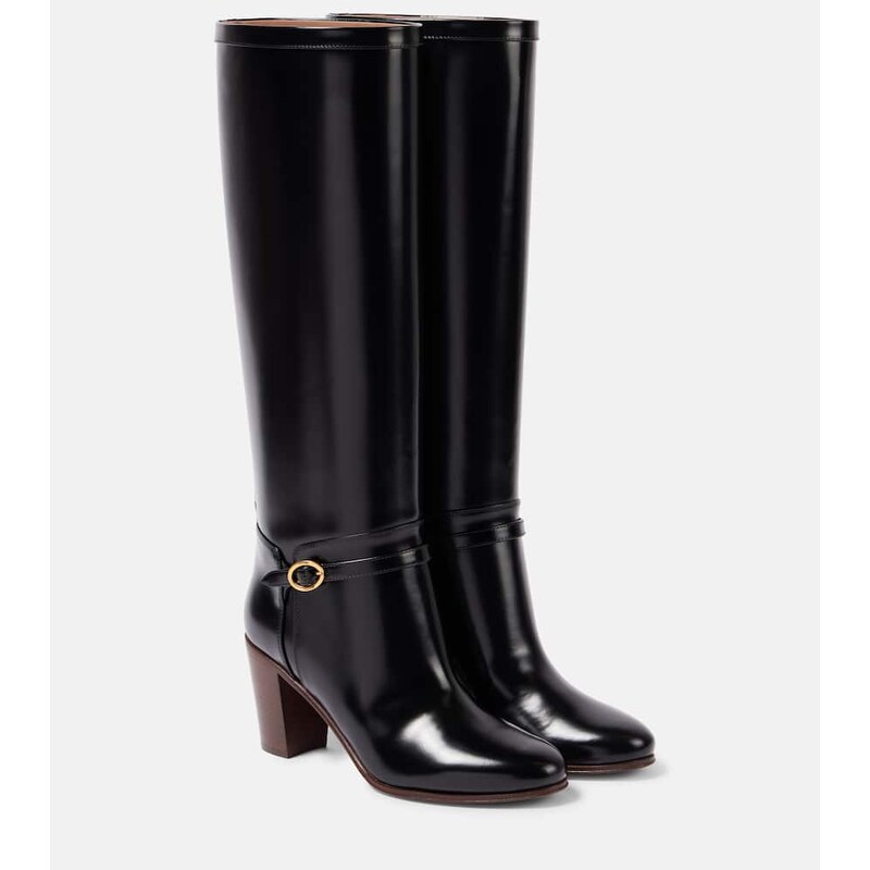 Valentino Garavani Pattie 75 leather knee-high boots