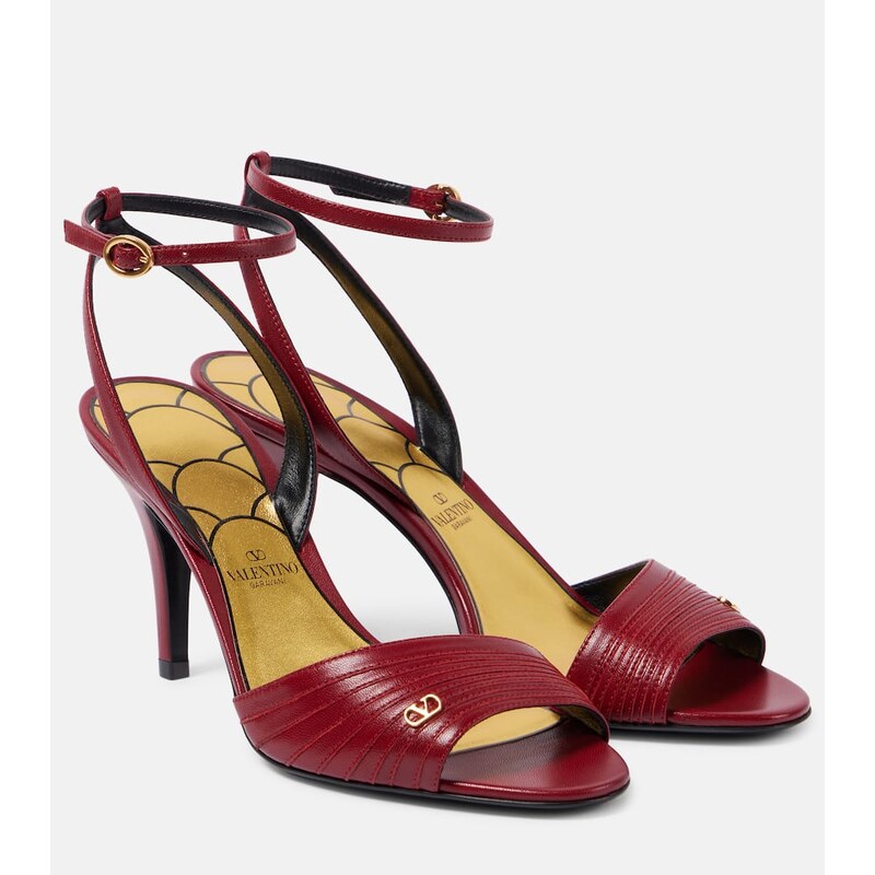 Valentino Garavani Ladycrush 85 leather sandals